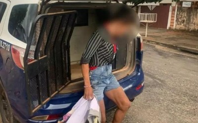 Mulher que tentava furtar latinhas é detida no Vila Terezinha 