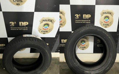 Ladrão de pneus é preso em flagrante pela Polícia Civil