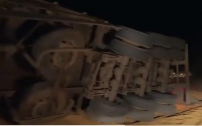 Virou rotina: Mais um acidente é registrado na BR-262; rodovia ficou interditada por algumas horas 