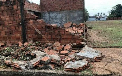 Temporal deixa rastro de destruição em Três Lagoas