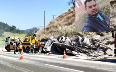 Caminhão tomba em rodovia de SP e mata morador de Três Lagoas