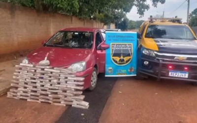 Jovem de Três Lagoas é preso transportando maconha e skunk em veículo na MS 395