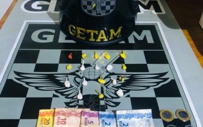 GETAM prende traficante durante rondas na Praça Ramez Tebet
