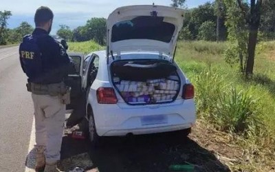 Paraguaio é preso com carro “dublê” carregado com 666 kg de maconha que seria entregue em Três Lagoas 