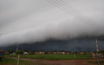 MS está sob risco de granizo e ventos de 100 km/h 
