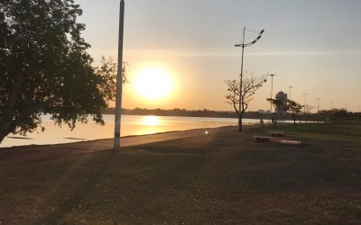 Sol predomina e semana começa com calor de 38ºC em MS 