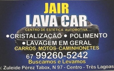 Jair Lava Car, o lugar certo para deixar seu carro 