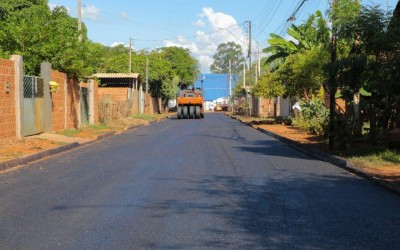 Prefeitura finaliza obra que deixa 100% da NOB pavimentada