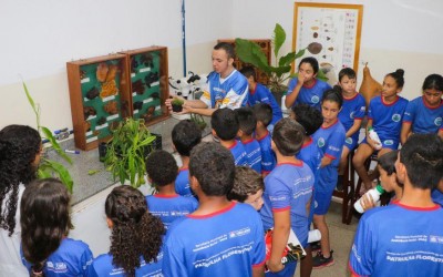 SEMEA realiza atividades em alusão à Semana da Água com crianças de Serviços de Convivência