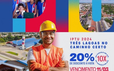 Onde o cidadão três-lagoense pode efetuar o pagamento do IPTU