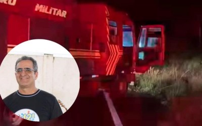 Empresário morre após atropelar animal e capotar caminhonete na BR-060