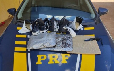 Bolivianas são presas pela PRF na BR-262 transportando cocaína 