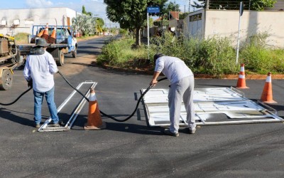Prefeitura de Três Lagoas continua melhorando a sinalização do trânsito