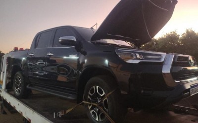  Hilux furtada em Minas Gerais é localizada em Três Lagoas