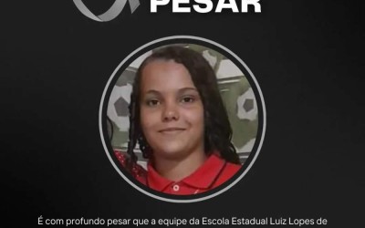 Escola Luiz Lopes de Carvalho emite nota de pesar da aluna Ketlyn Nayara de 14 anos 