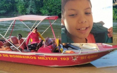 Veja o vídeo: Bombeiros de Três Lagoas vão retomar buscas neste sábado para encontrar garoto de 13 anos que se afogou em rio 