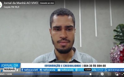 Apesar da pouca idade, jornalista Rafael dá exemplo de amor e dedicação à sua profissão 