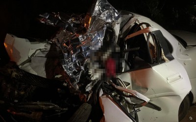 Jovem de 26 de Aparecida do Taboado-MS bate de frente com ônibus e tem morte instantânea na BR-262 