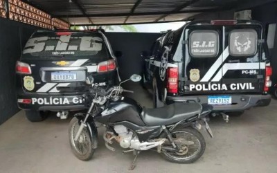 Polícia Civil recupera moto furtada e identifica autores do crime em Três Lagoas