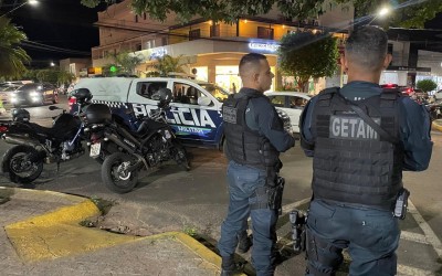 PM reforça policiamento na área central de Três Lagoas durante festividades de Natal