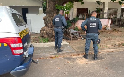 Suposto incêndio mobiliza PM e Bombeiros no bairro Santa Terezinha