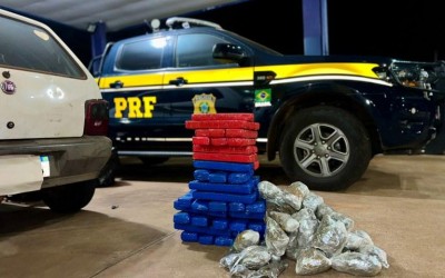 PRF apreende 50 kg de drogas em Três Lagoas e resgata bebê durante operação