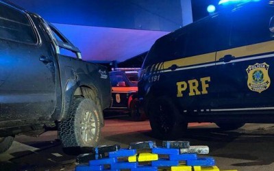 Motorista de Hilux que trazia drogas para Três Lagoas é flagrado com 28 Kg de cocaína