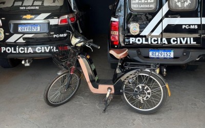 Garçom segura ladrão e evita furto de bicicleta elétrica em Três Lagoas 