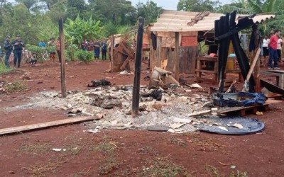 Corpo carbonizado em Dourados-MS foi arrastado por cachorro