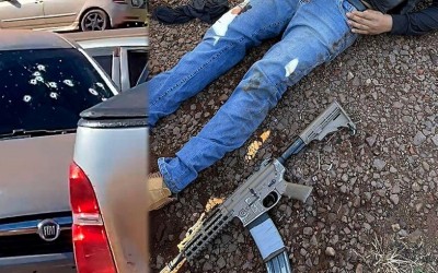 Troca de tiros deixa dois feridos na fronteira  