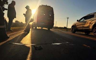 Ciclista é atropelado por caminhonete na MS-276, em Batayporã  
