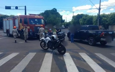 Em questão de minutos, dois acidentes são registrados na mesma avenida em Três Lagoas 
