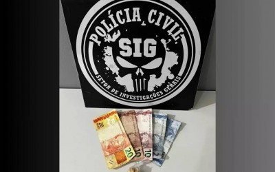 Suspeito tenta fugir de bicicleta e se desfazer de droga, mas acaba preso por investigadores da SIG de Três Lagoas