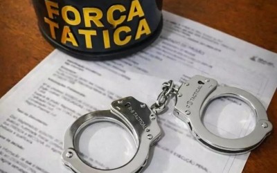Mandado de prisão preventiva é cumprido pela Força Tática no Santa Luzia