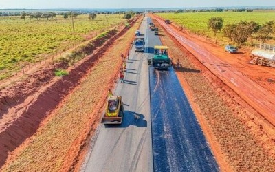 Três Lagoas e Inocência mais perto pelo asfalto: pavimentação da MS-320 integra novo avanço rodoviário de MS