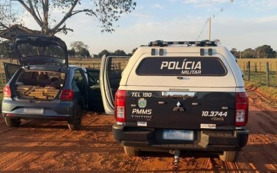 Tentaram fugir da PM, mas a 