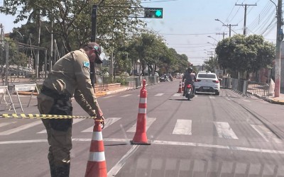 Festa do Folclore exige cuidado redobrado na Avenida Rosário Congro no Centro de Três Lagoas