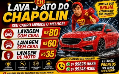 AINDA DÁ TEMPO DE DEIXAR O CARRO LIMPINHO NESTE DOMINGO!