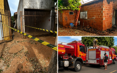 TRAGÉDIA EM TRÊS LAGOAS: Homem é encontrado carbonizado dentro de kitnet destruída pelo fogo no bairro Santa Terezinha