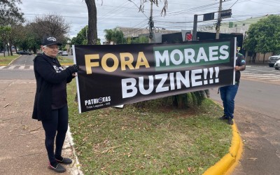 VEJA O VÍDEO: Três Lagoas também registra manifestação contra Alexandre de Moraes neste 7 de Setembro