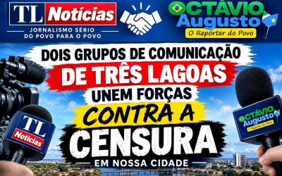 O que está acontecendo com o jornalismo em Três Lagoas: Imprensa local manifesta apoio a Marco Campos após jornalista relatar ameaças e pressões