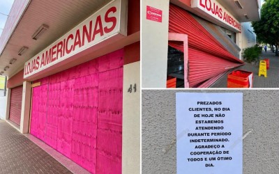 Após dois dias fechada, Lojas Americanas de Três Lagoas reabre as portas com atendimento ao público