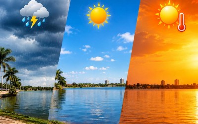 Calor vai disparar em Três Lagoas: Veja como fica o tempo nesta sexta, sábado e domingo