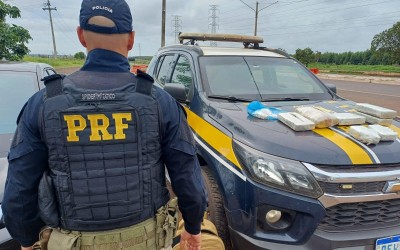 VEJA O VÍDEO: Passageiro usa carro de aplicativo para transportar drogas e é preso na BR-262 em Três Lagoas