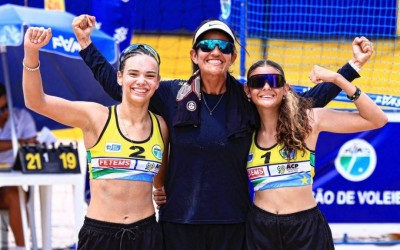 Elas estão dominado as areias: Meninas de Três Lagoas são campeãs e colocam a cidade no topo de vôlei de praia