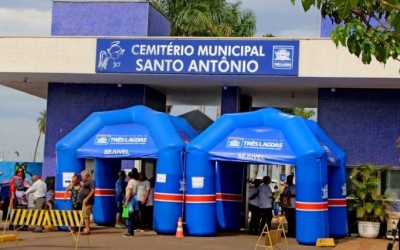 Comerciantes já podem se inscrever para vender produtos ao lado do cemitério no Dia de Finados de Três Lagoas