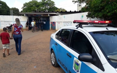 Urna da seção 6, localizada na Escola Dom Aquino Corrêa, é interditada