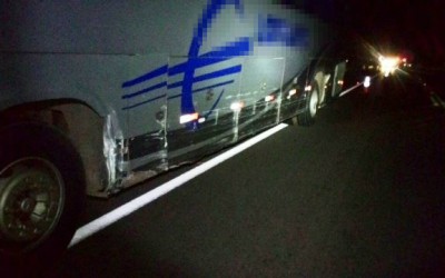 Homem morre após bater em dois ônibus perto da ponte do Rio Sucuriú 