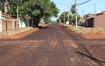 Rua Manoel Pedro de Campos está com obras avançadas e receberá asfalto em breve