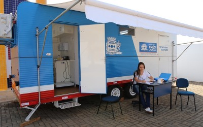 Castramóvel se encontra no pátio da Escola Professora “Eufrosina Pinto”